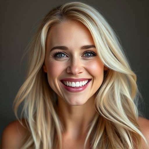 Portrett av Ingrid Johansen, en kvinne med langt blondt hår og et energisk smil.
